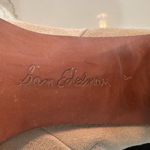 Sam Edelman Tan Suede Boot Heels / Booties - Size 8 - Picture 8 of 8